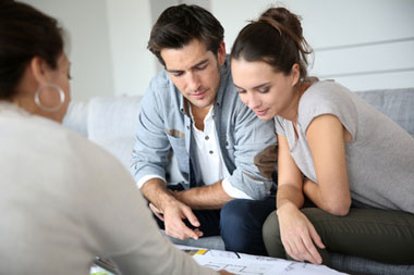 Couple consultation with licensed Mortgage broker in Melville, Huntington and Babylon, NY